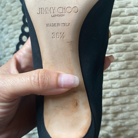 Jimmy Choo kitten heels black 36 1/2 - Picture 9 of 13